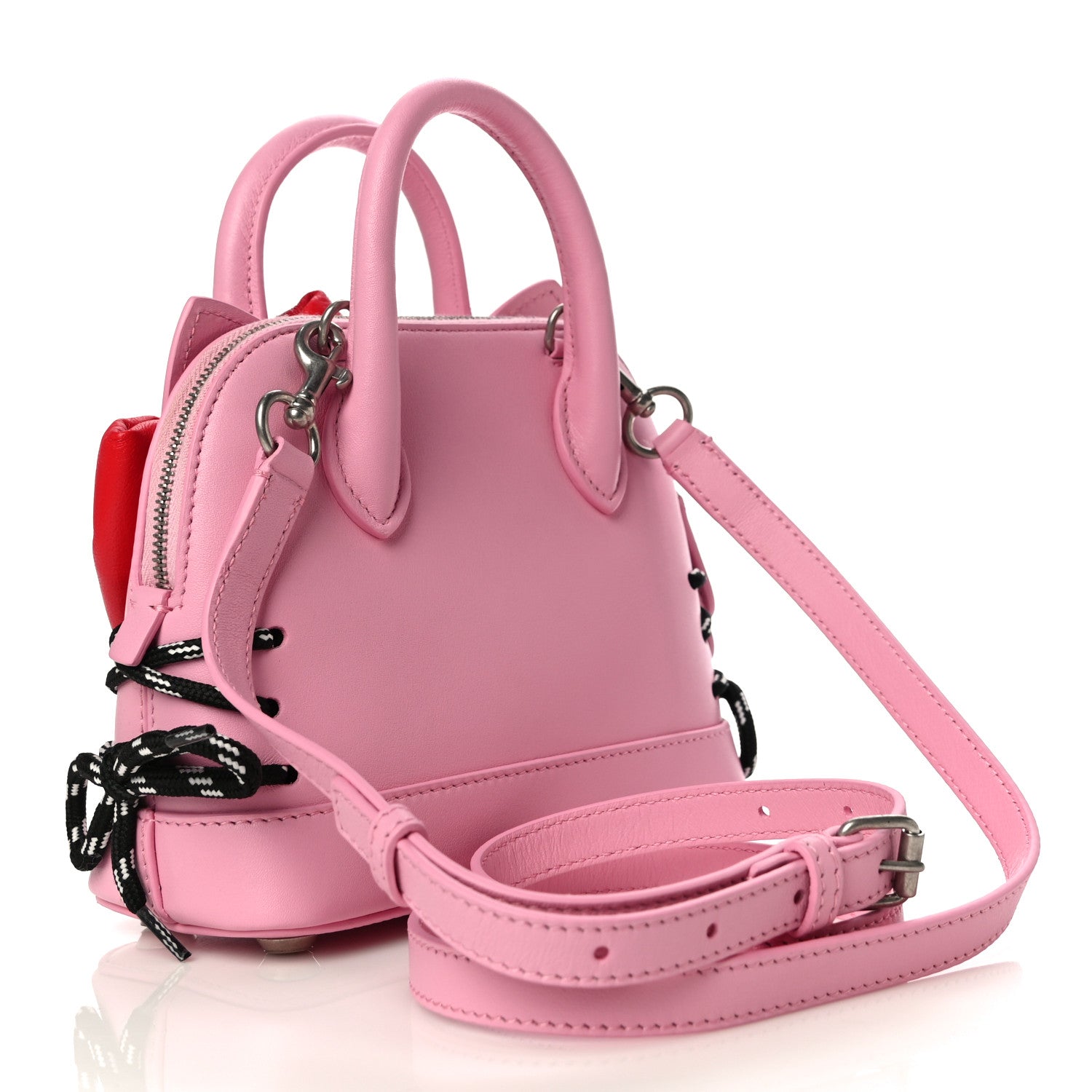 Balenciaga Calfskin Hello Kitty XXS Ville Top Handle Bag Pink 3 of 10