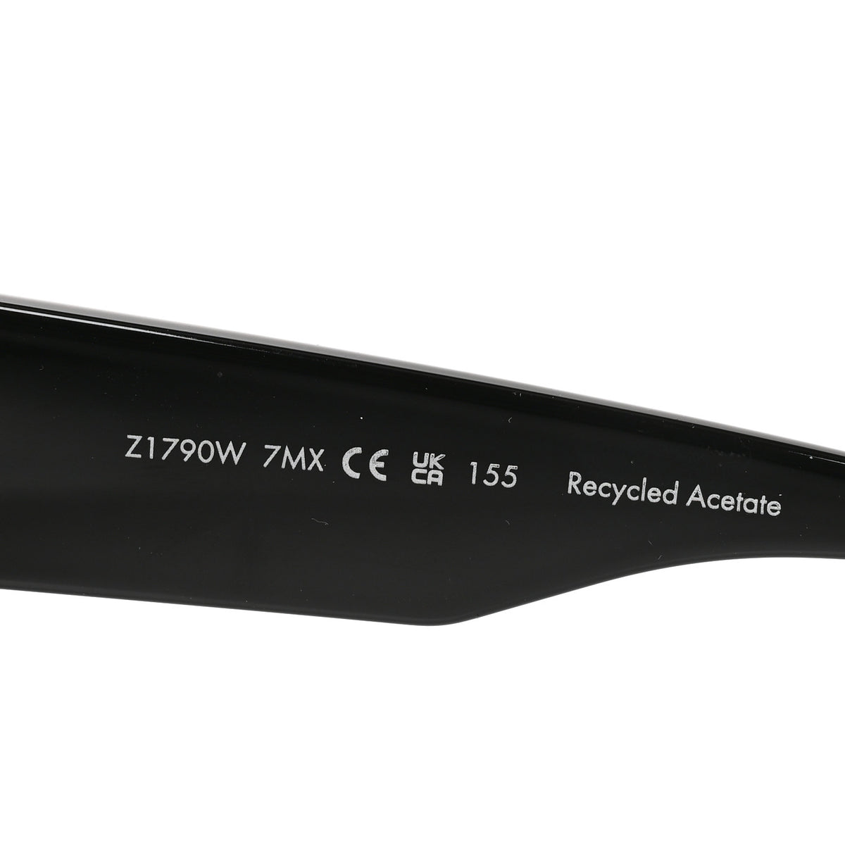 Acetate Swarovski Crystal Cyclone Sunglasses Z1790W Black