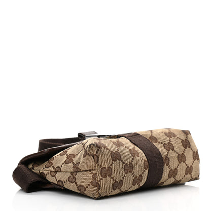 Gucci Monogram Waist Pouch Bag Dark Brown 4 of 16