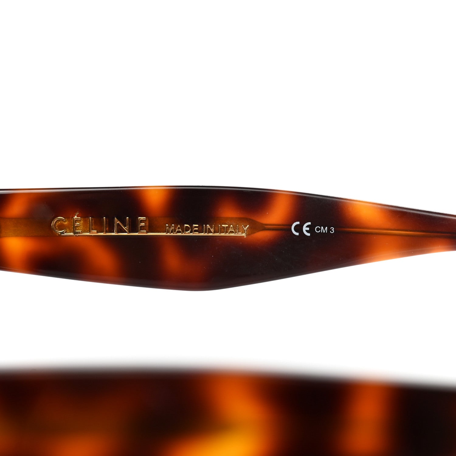 Celine Thin Preppy Sunglasses CL 41049/S Havana 6 of 7