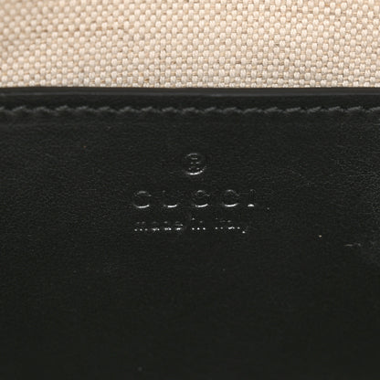 Gucci Calfskin GG Matelasse Shoulder Bag Black Natural 6 of 17