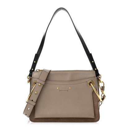Chloe Calfskin Suede Small Roy Bag Motty Grey 1 of 16