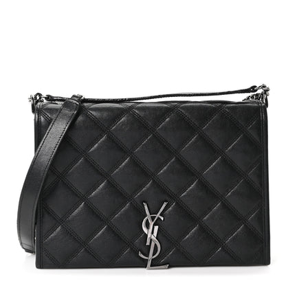 Saint Laurent Lambskin Quilted Mini Becky Chain Bag Black 1 of 10