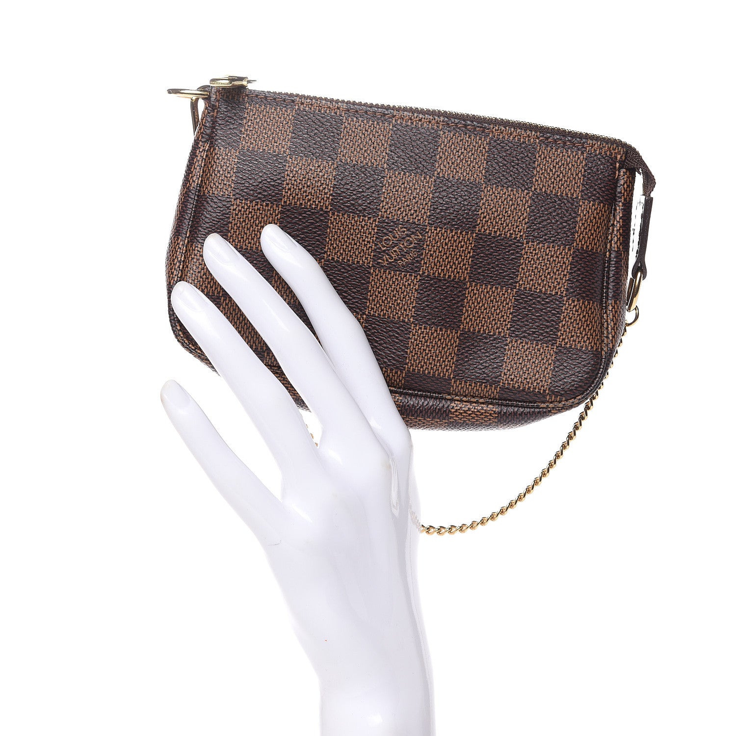 Louis Vuitton Damier Ebene Mini Pochette Accessories 2 of 8