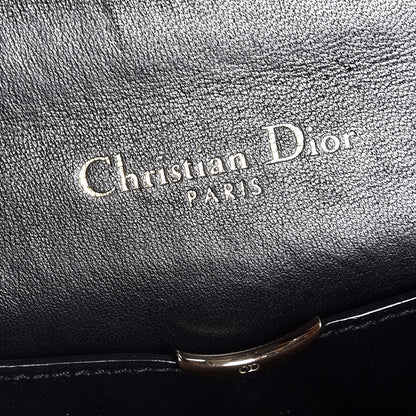 Christian Dior Lambskin Mini Diorama Flap Bag Black 7 of 8