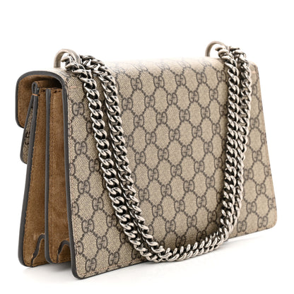 Gucci GG Supreme Monogram Small Dionysus Shoulder Bag Taupe 3 of 10