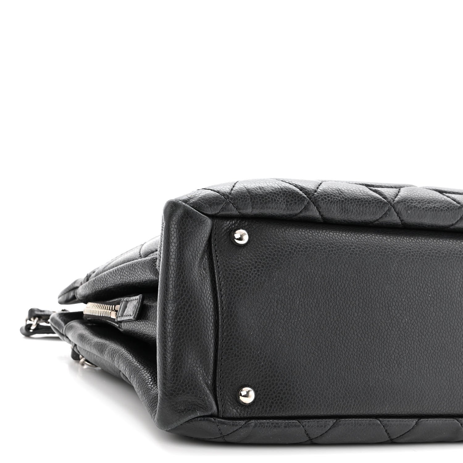 Chanel Caviar Quilted CC Timeless Soft Tote Black 10 of 13
