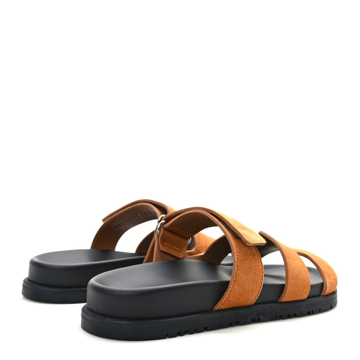 Suede Goatskin Womens Chypre Sandals 36 Naturel