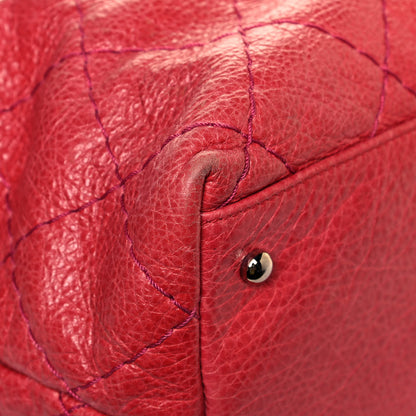 Chanel Glazed Calfskin Large On The Road Tote Red 8 of 16
