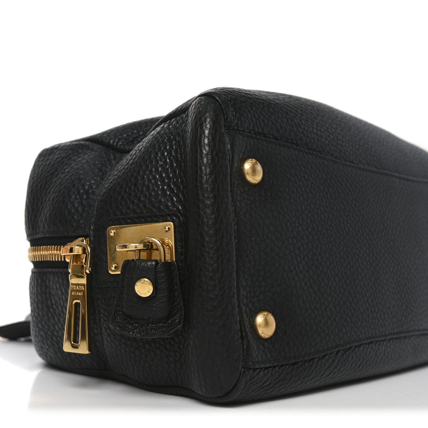 Vitello Daino Bauletto Black