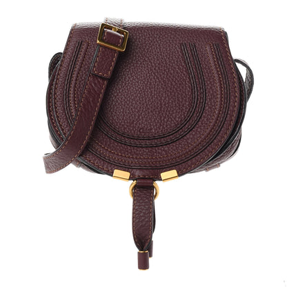 Chloe Calfskin Mini Marcie Round Crossbody Bag Wild Purple 1 of 8