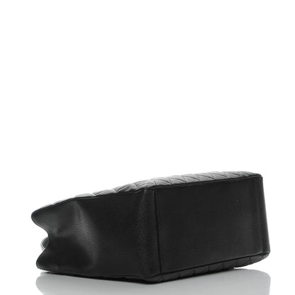 Chanel Caviar Quilted Grand Shopping Tote GST Black 4 of 7