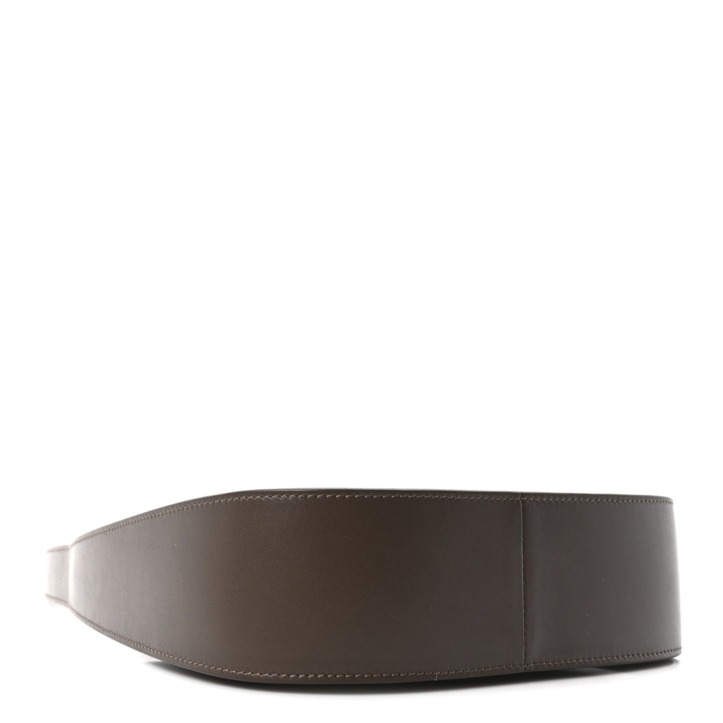 Smooth Calfskin Half Moon Shoulder Bag Stone