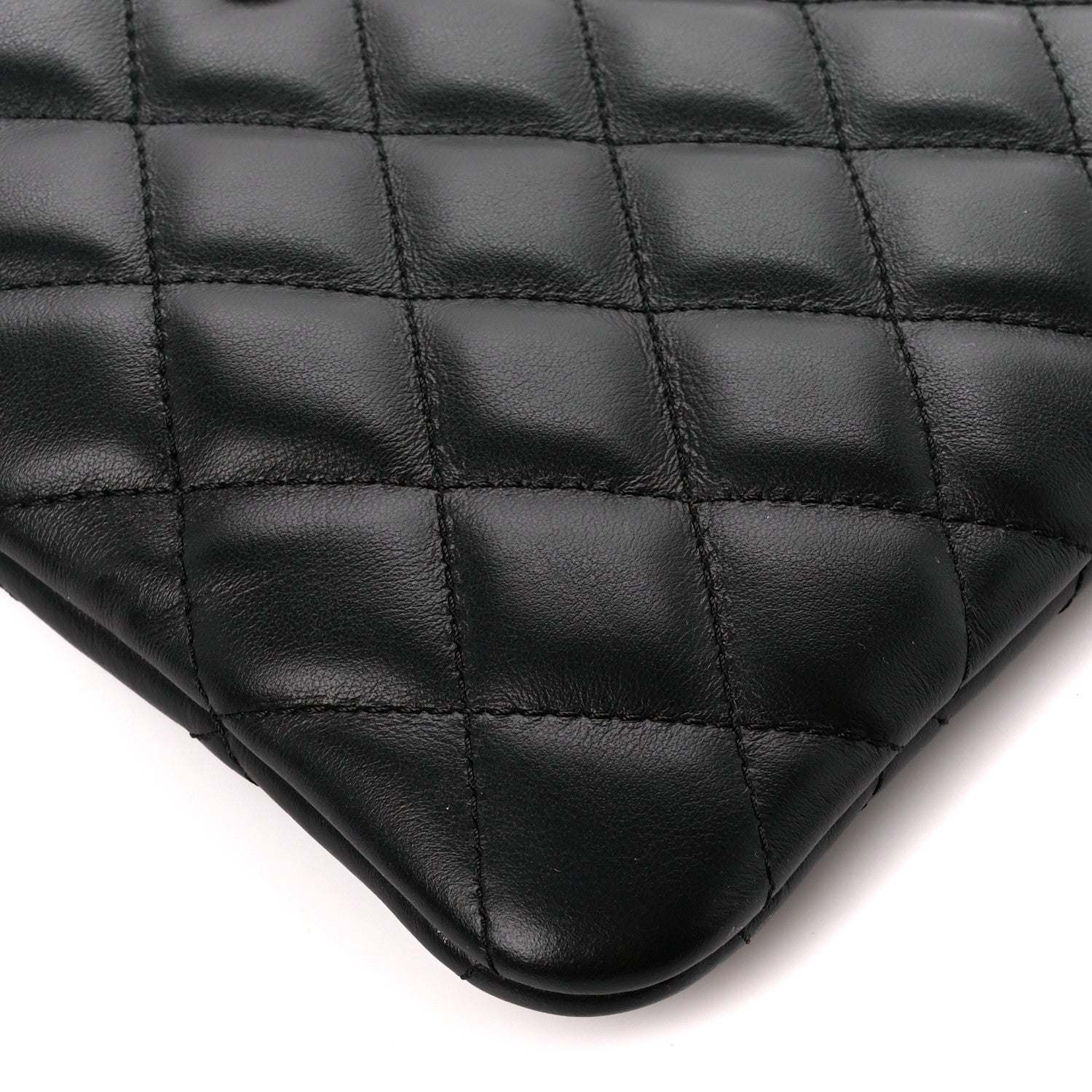 Chanel Lambskin Quilted Crossbody Bag Black 9 of 11