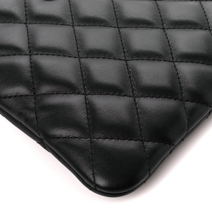 Chanel Lambskin Quilted Crossbody Bag Black 9 of 11