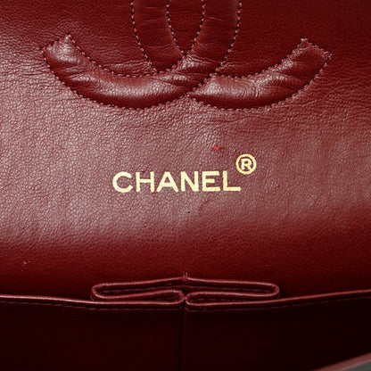Chanel Lambskin Quilted Medium Double Flap Black 7 of 12