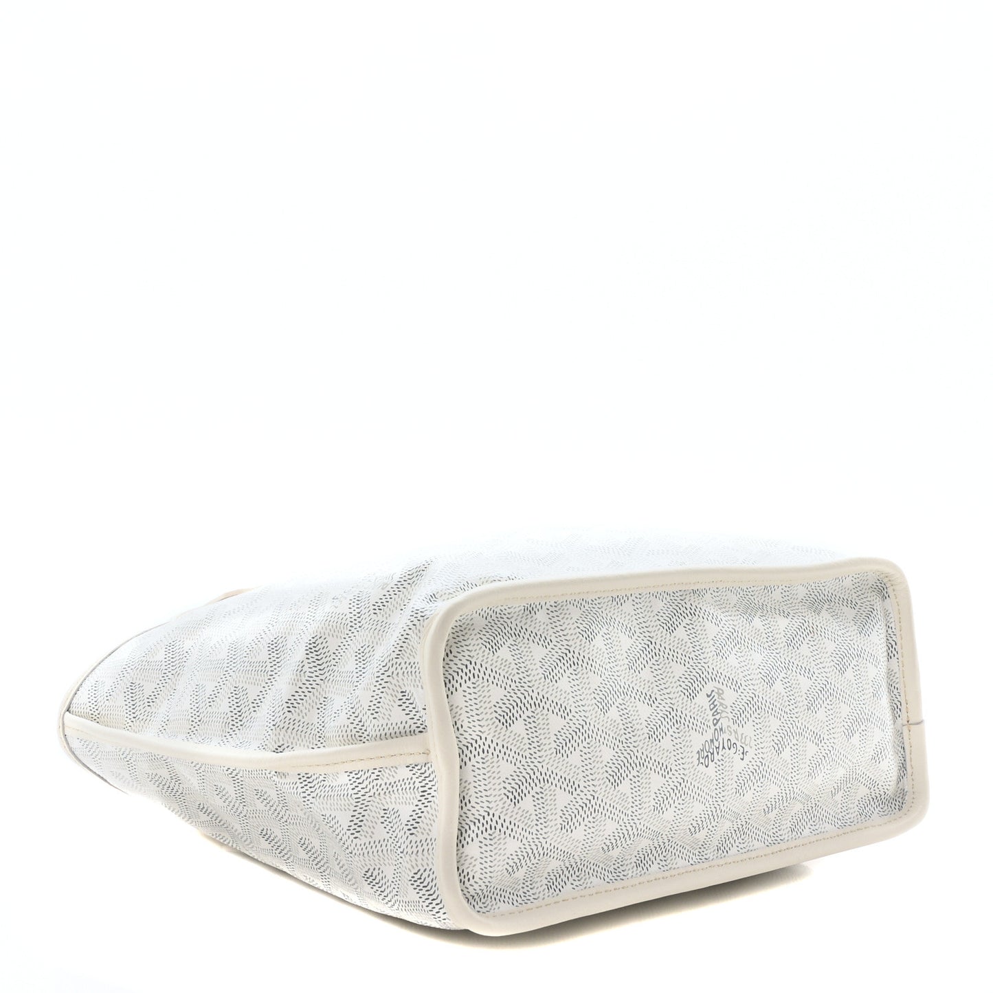Goyardine Reversible Mini Anjou White