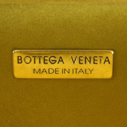 Bottega Veneta Silk Woven Intrecciato Tassel Clutch Green 5 of 6