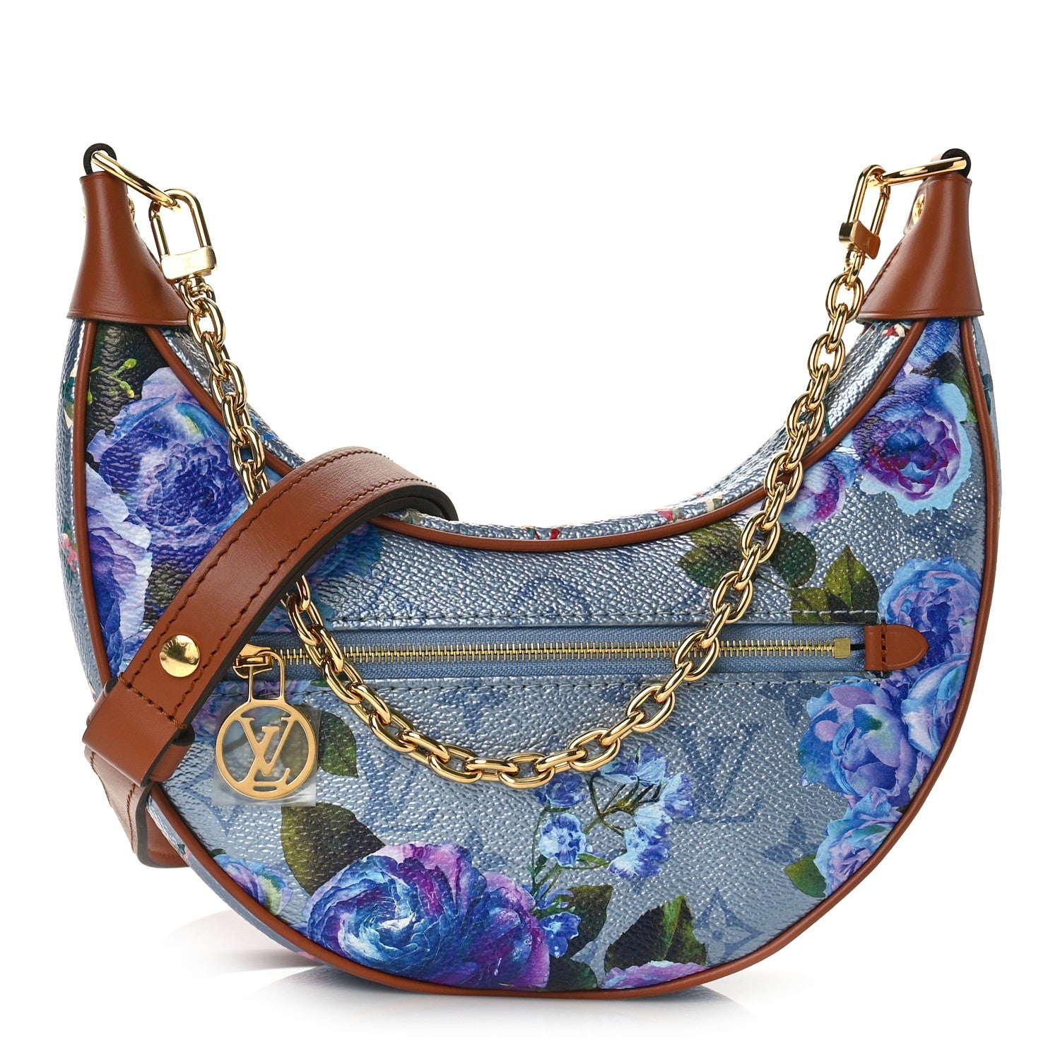 Louis Vuitton Metallic Monogram LV Garden Loop PM Blue 1 of 8