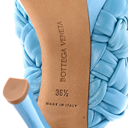 Bottega Veneta Nappa Intreccio The Board Platform Mule Sandals 36.5 Sky Blue 7 of 10