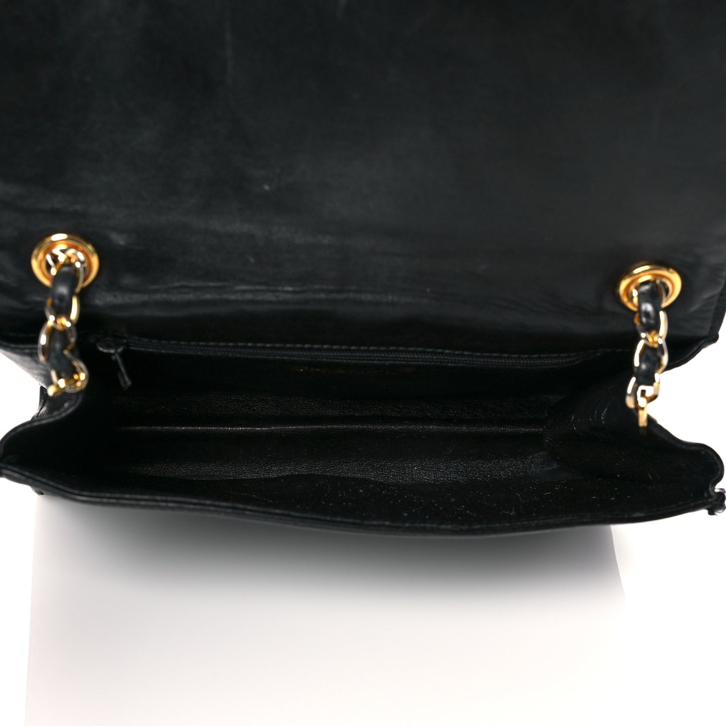 Lambskin CC Envelope Single Flap Black