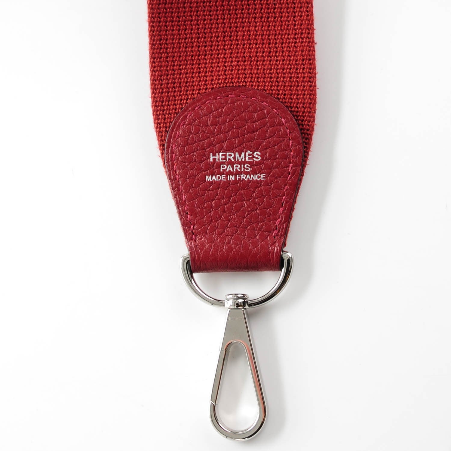 Hermes Taurillon Clemence Evelyne III PM Rouge H 7 of 8