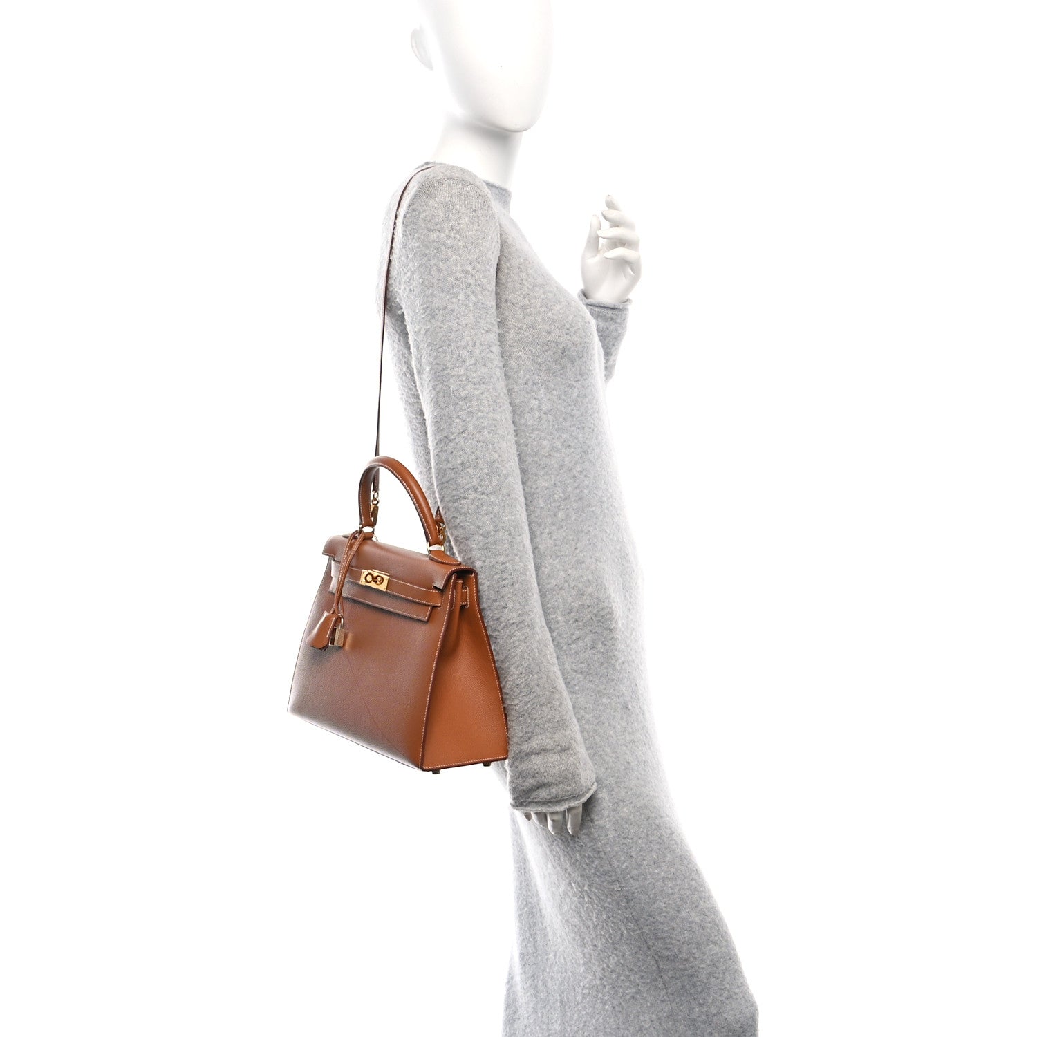 Hermes Epsom Kelly Sellier 28 Gold 2 of 14