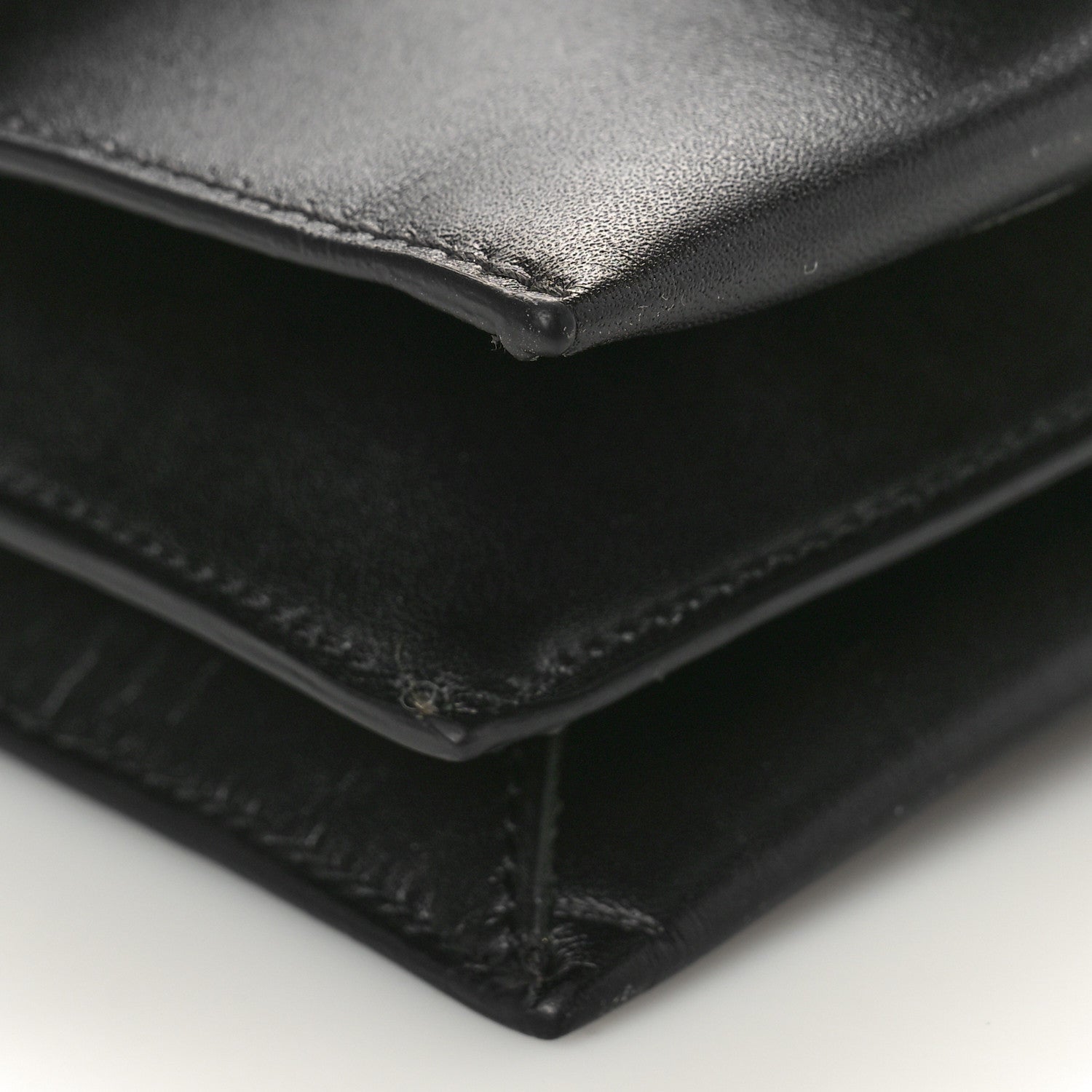 Tom Ford Palmellato Calfskin Hidden TF Top Handle Black 9 of 10