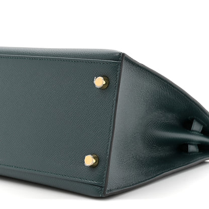 Hermes Epsom Kelly Sellier 28 Vert Cypress 9 of 10