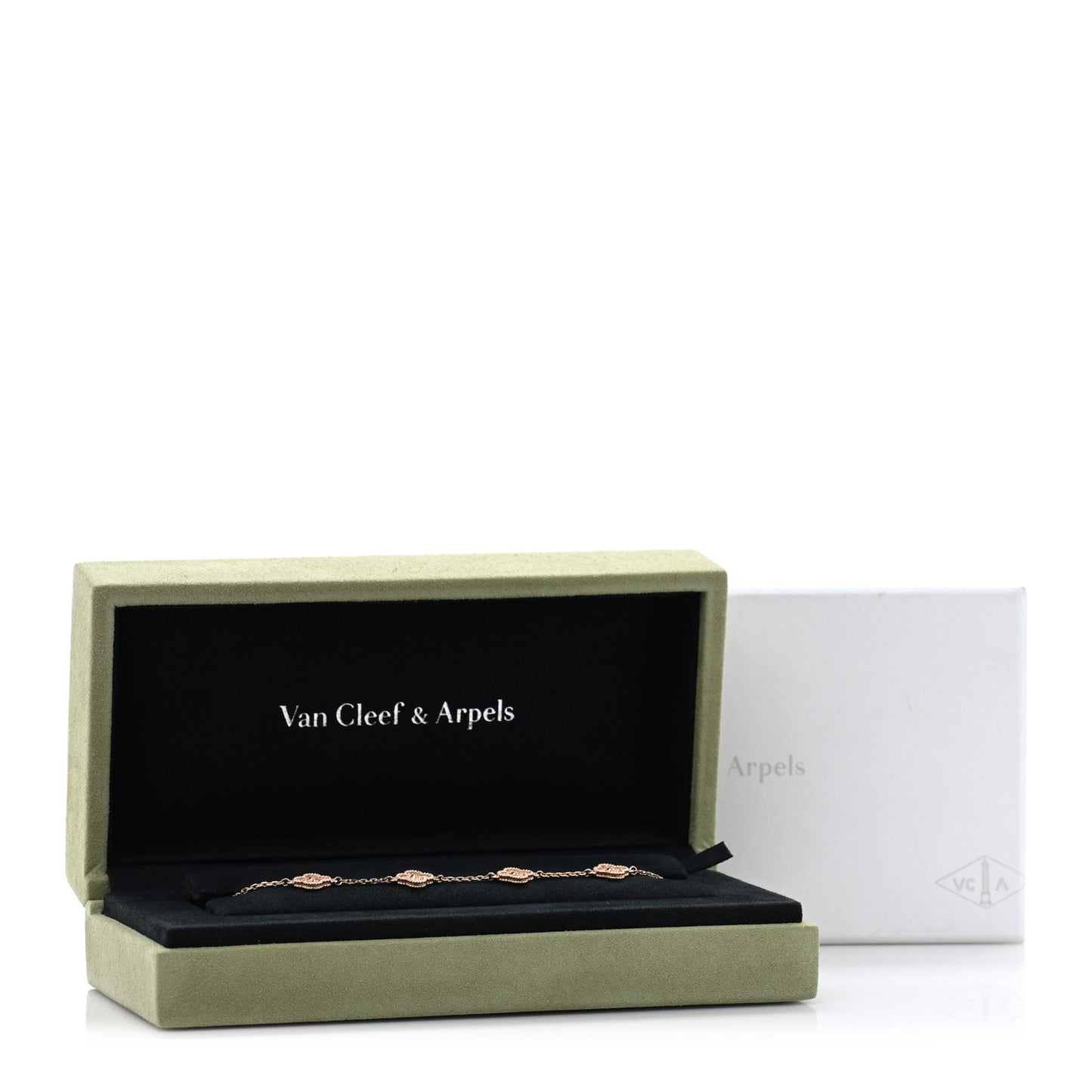 18K Rose Gold 6 Motifs Sweet Alhambra Bracelet