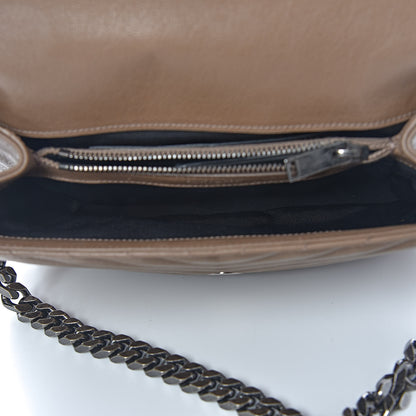 Saint Laurent Sheepskin Matelasse Chevron Monogram Medium College Bag Fard 5 of 14