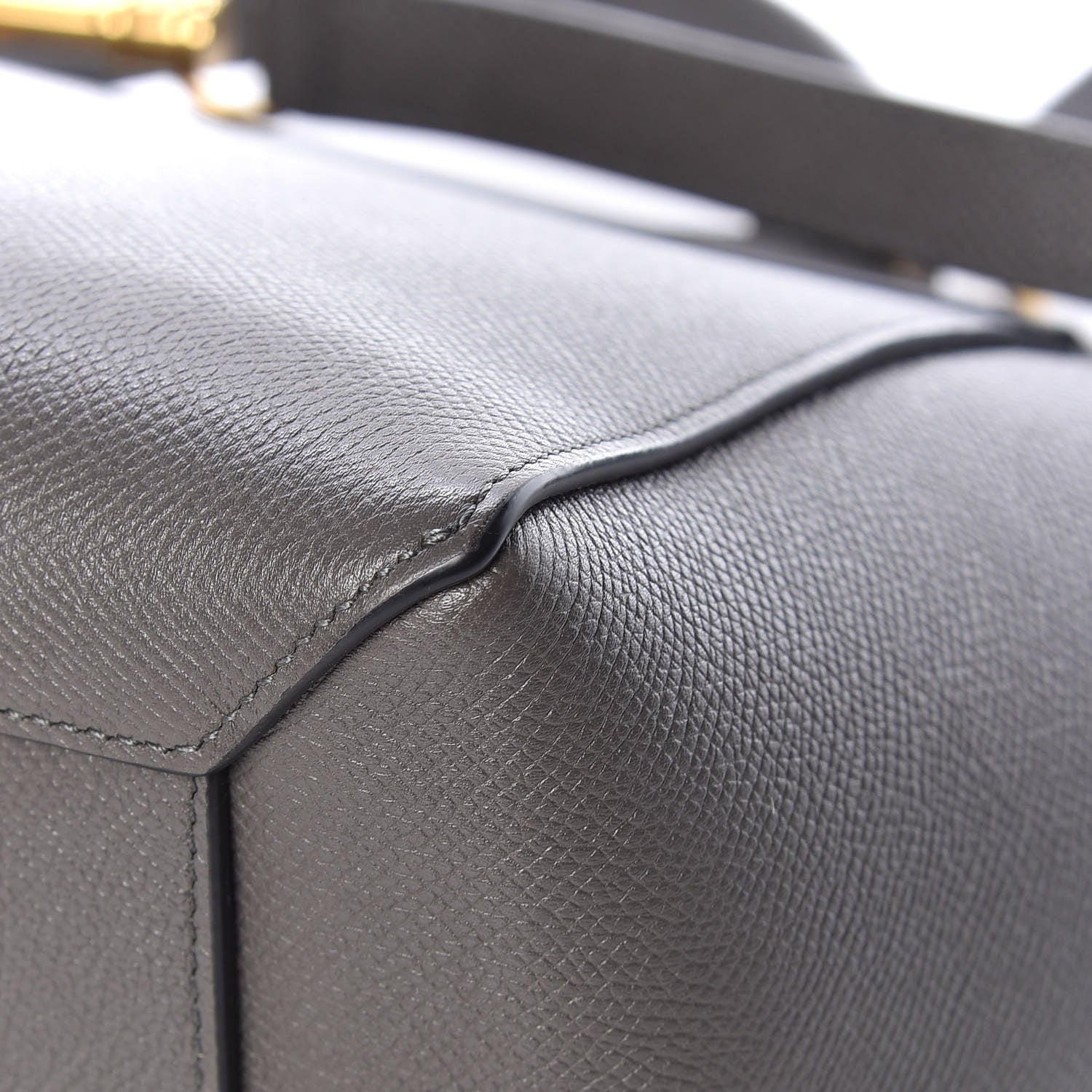 Celine Baby Grained Calfskin Micro Belt Bag Grey 14 of 15