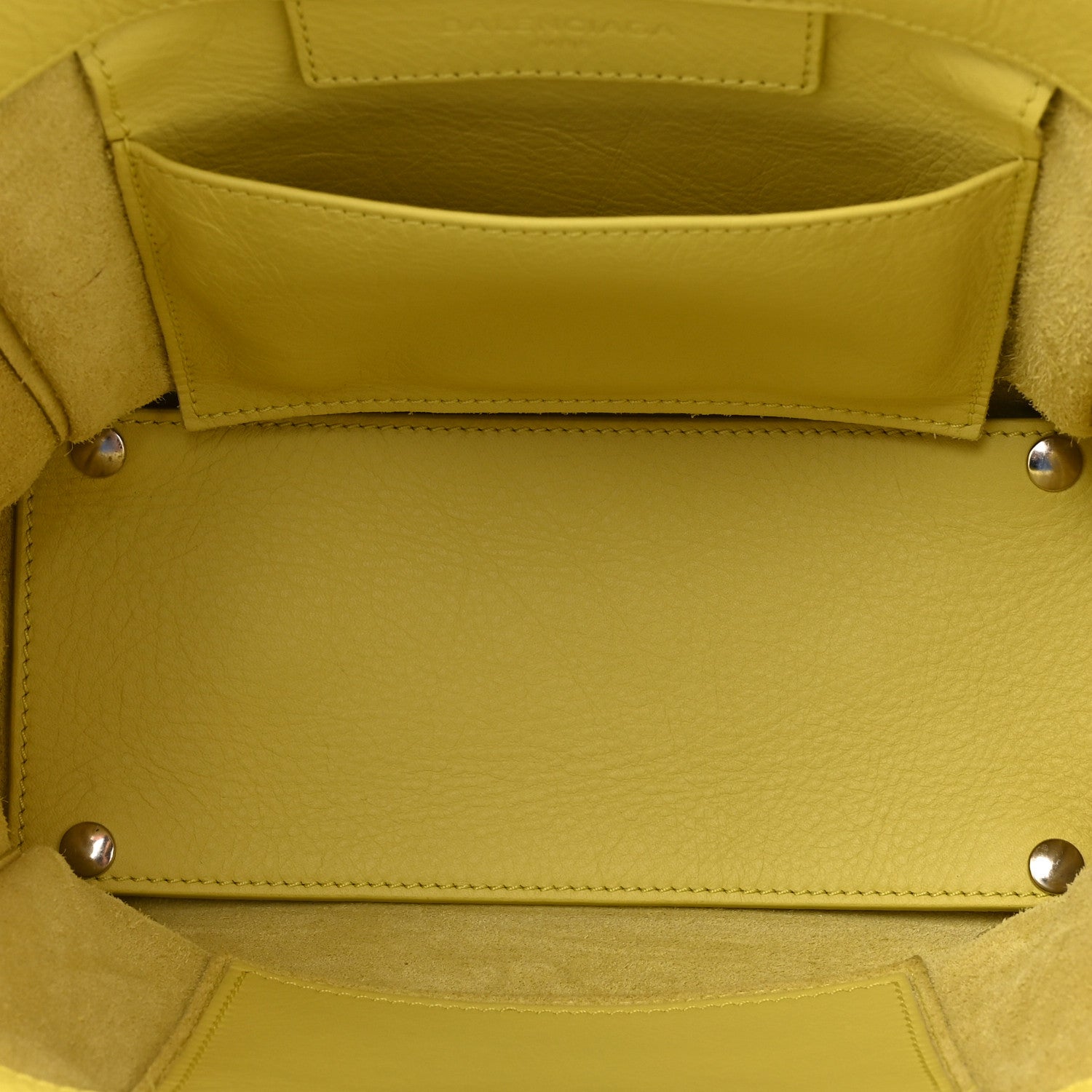 Balenciaga Calfskin Papier Mini A4 Jaune Poussin 6 of 18