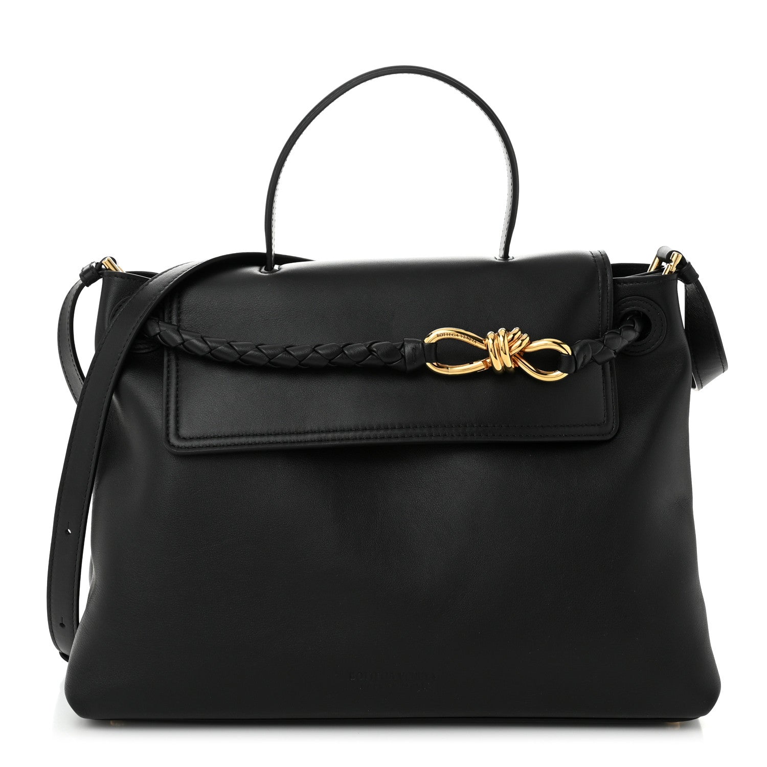 Bottega Veneta Silky Calfskin Medium Ciao Ciao Black 1 of 11