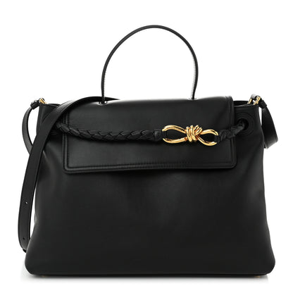 Bottega Veneta Silky Calfskin Medium Ciao Ciao Black 1 of 11