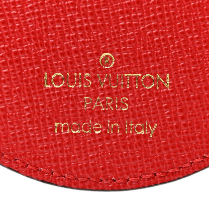 Louis Vuitton Denim Damier Monogram Patchwork Bag Charm Key Holder 3 of 4