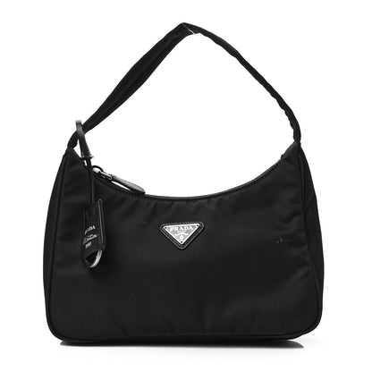 Prada Tessuto Nylon Mini Re-Edition 2000 Bag Black 1 of 8