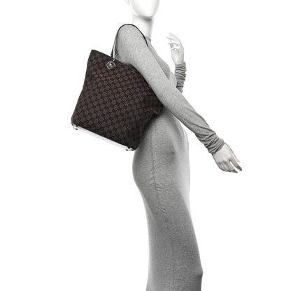 Gucci Monogram Large Eclipse Tote Dark Brown 2 of 11