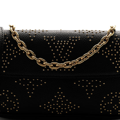 Louis Vuitton Empreinte Giant Studded Ivy Wallet On Chain Black 7 of 9
