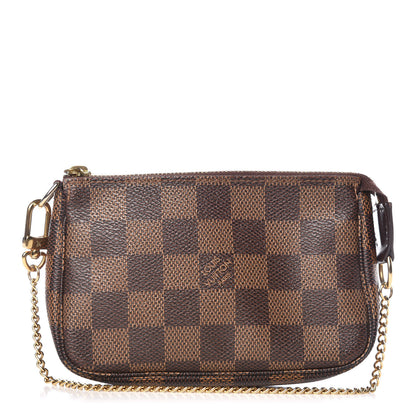 Louis Vuitton Damier Ebene Mini Pochette Accessories 1 of 10