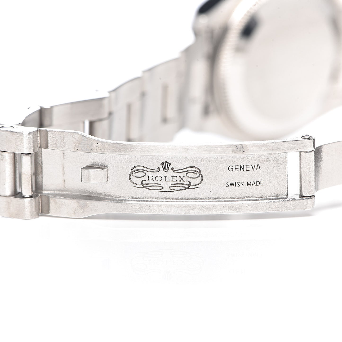 Stainless Steel 18K White Gold 26mm Oyster Perpetual Watch Silver Roman 176234