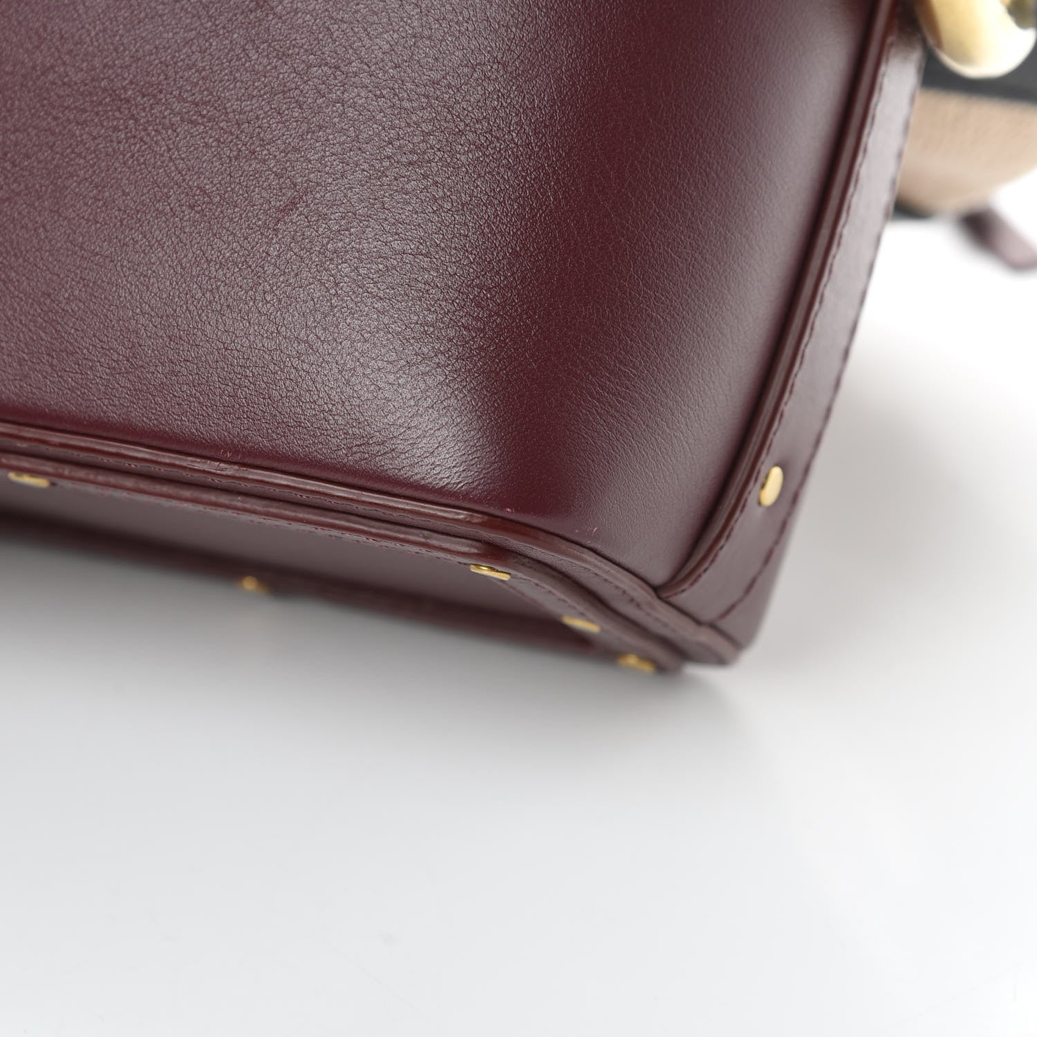 Chloe Smooth Calfskin Mini Roy Bucket Bag Plum Purple 10 of 18