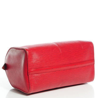 Louis Vuitton Epi Speedy 30 Rouge 4 of 7