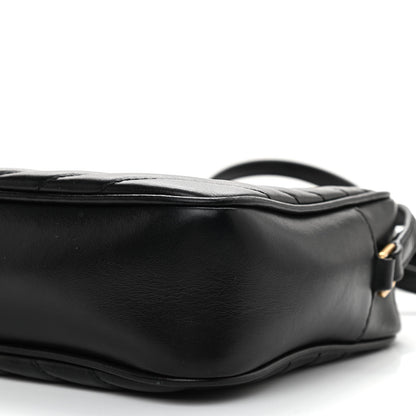 Saint Laurent Calfskin Matelasse Monogram Lou Camera Bag Black 8 of 9