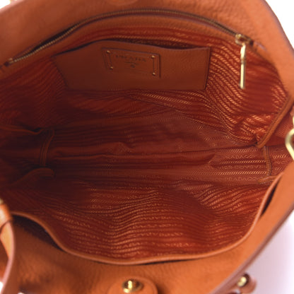 Prada Vitello Daino Tote Papaya 5 of 10