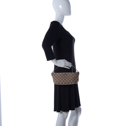 Gucci Monogram Boat Pochette Brown 2 of 16