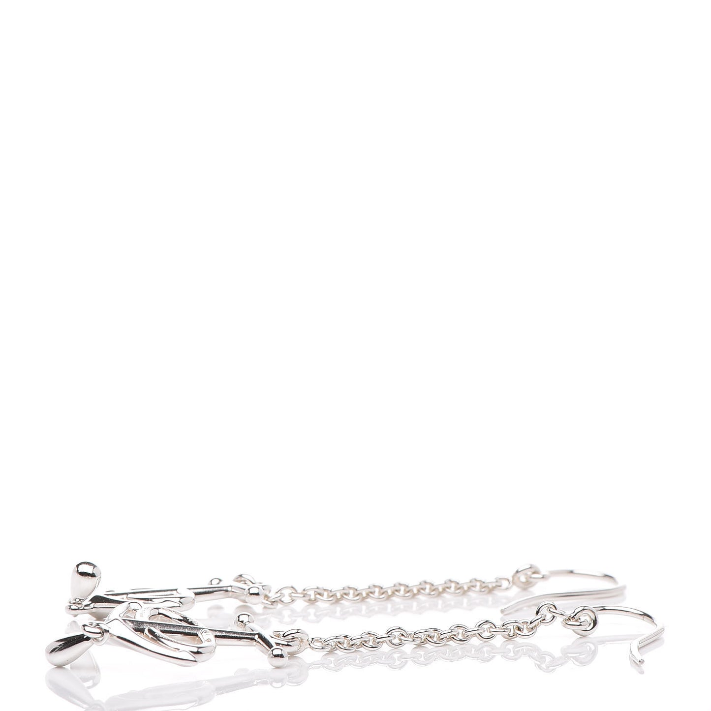 Sterling Silver Grand Large Chaine D'Ancre Drop Earrings
