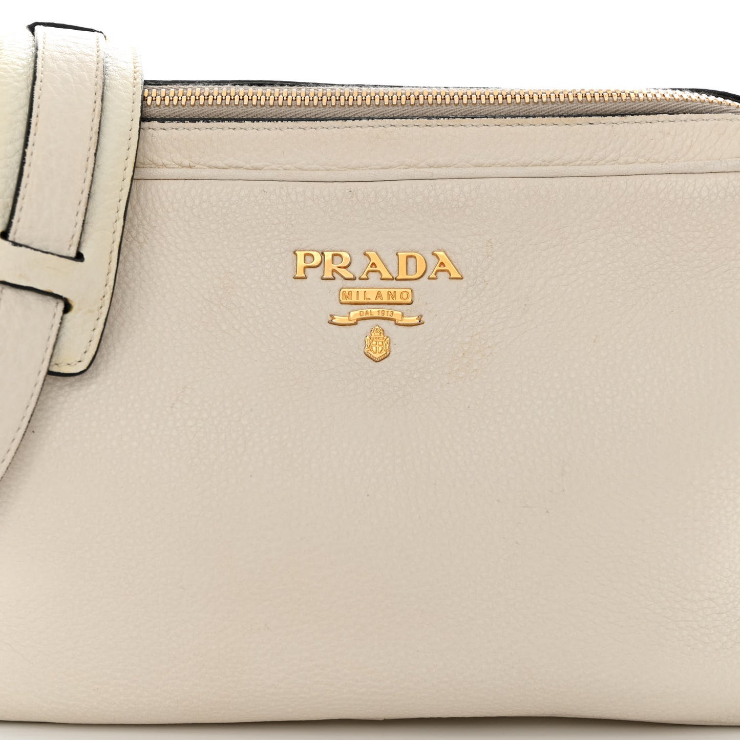 Vitello Phenix Camera Bag Bianco