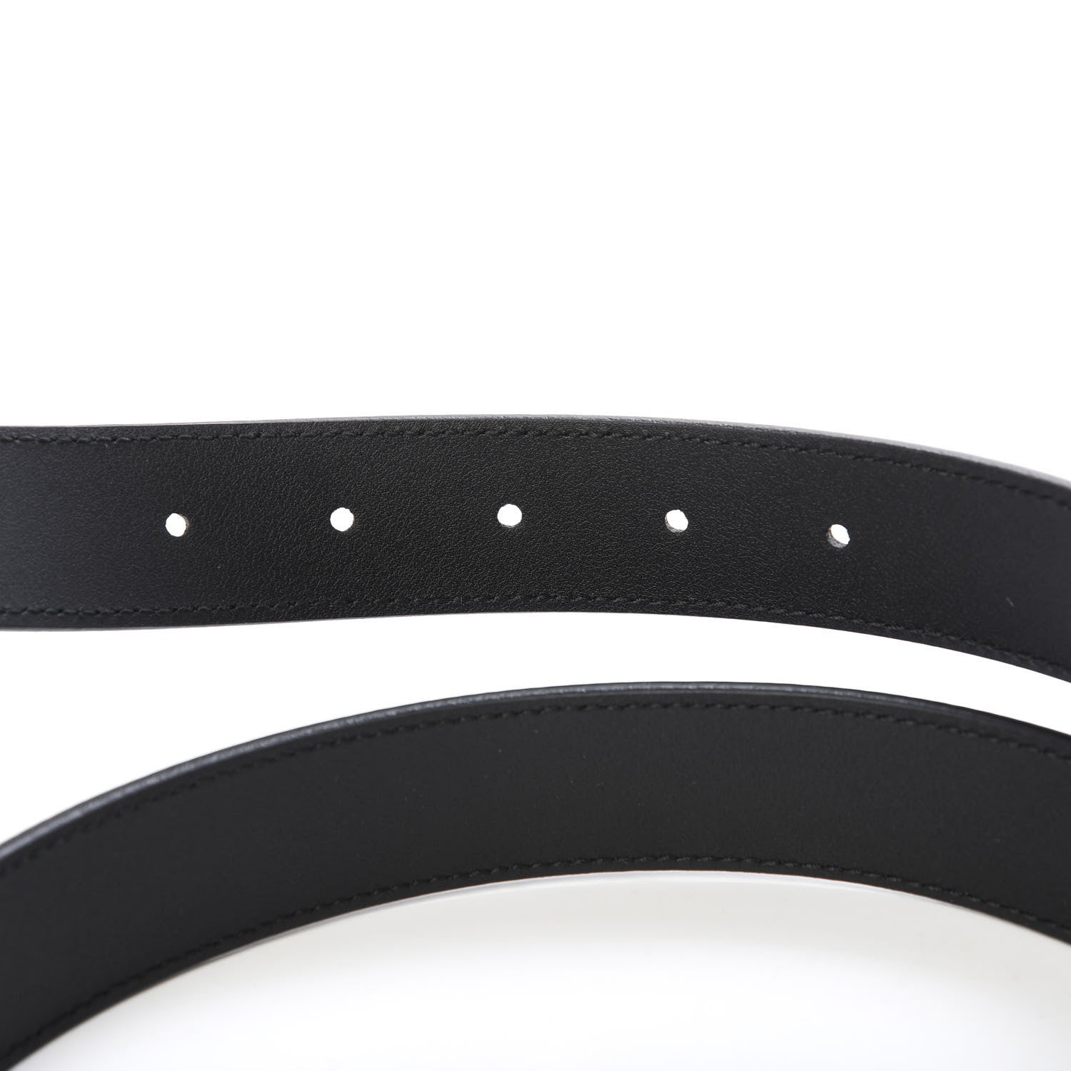 Gucci Calfskin Double G 30mm Belt 90 36 Black 3 of 4