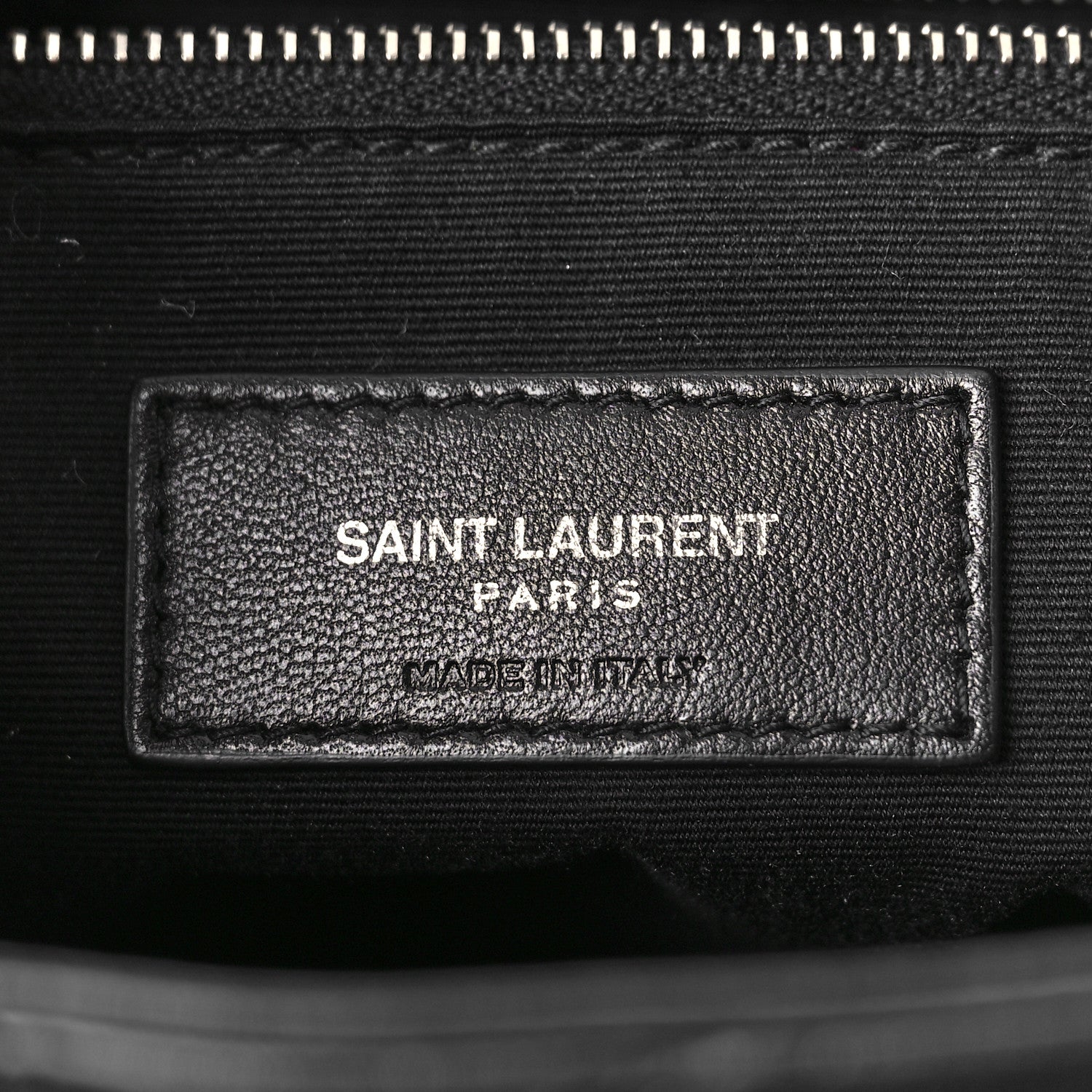 Saint Laurent Calfskin Y Quilted Monogram Small Loulou Backpack Black 6 of 8